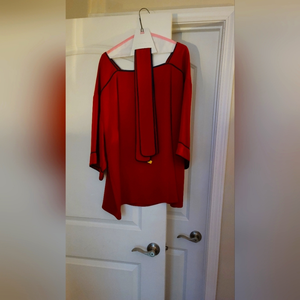 Burnt Orange Blouse